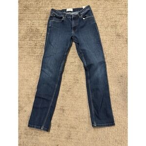 Duer Jeans Womens 27x30 Blue Denim Straight Leg Stretch Five Pocket Casual (X)